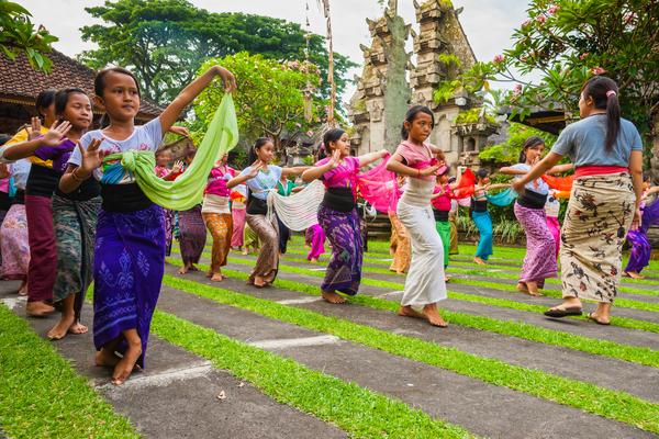 Cour de dance à Bali