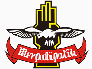 Logo de l'école Merpati Putih (source : http://carakabayuwibawa.blogspot.co.id/2016/10/merpati-putih.html) 
